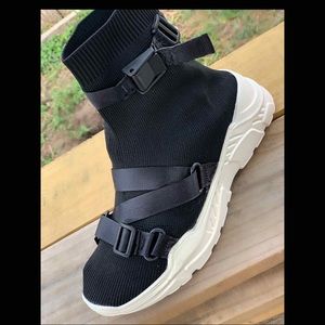 Dolls Kill Chunky Belt Sneakers